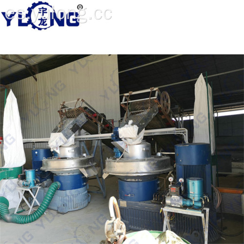 YULONG XGJ560 máquina de fabricación de pellets de residuos agrícolas